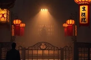 《岸边有光》灯塔夜间光束封面图
